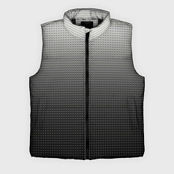 Мужской жилет Градиент металлический тёмно-серый, цвет: 3D-черный