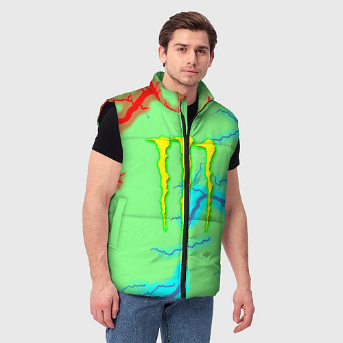 Мужской жилет Monster energy storm electrix / 3D-Черный – фото 3