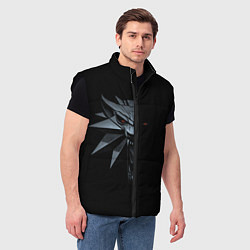Мужской жилет Зверь в полумраке - Ведьмак 3, цвет: 3D-черный — фото 2