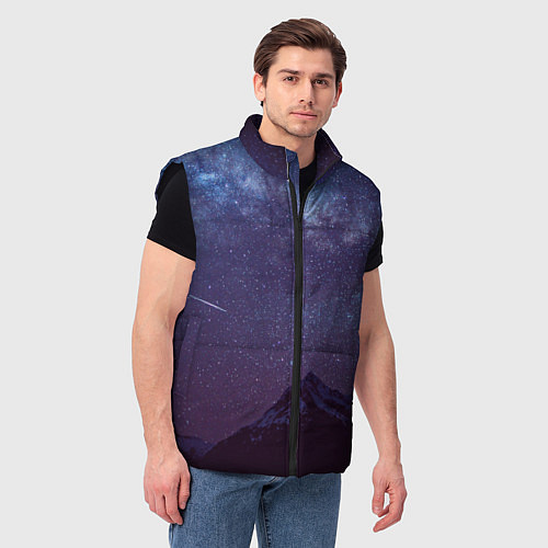 Мужской жилет Flawless Space / 3D-Черный – фото 3