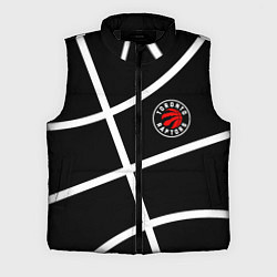 Мужской жилет Торонто Рэпторс - текстура мяча, цвет: 3D-черный