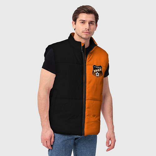 Мужской жилет ФК Урал - два цвета / 3D-Черный – фото 3