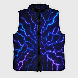 Мужской жилет Разряд молнии текстура, цвет: 3D-черный