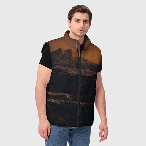 Мужской жилет Эльбрус / 3D-Черный – фото 3