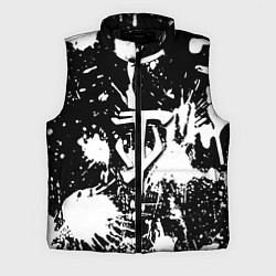 Мужской жилет Doom белые краски, цвет: 3D-черный