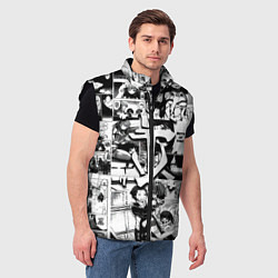Мужской жилет Doom anime black, цвет: 3D-черный — фото 2
