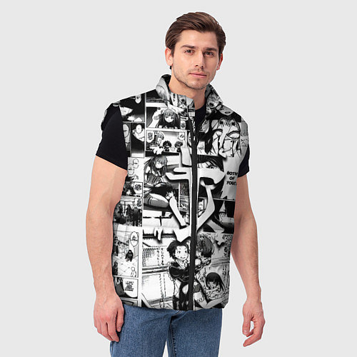 Мужской жилет Doom anime black / 3D-Черный – фото 3