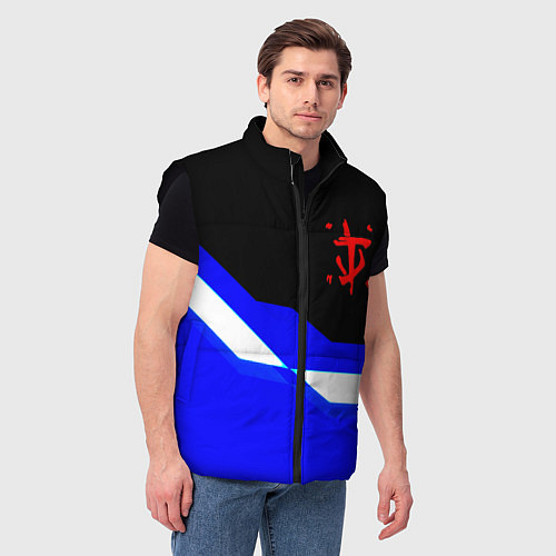 Мужской жилет Doom sport geometry / 3D-Черный – фото 3