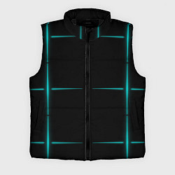 Мужской жилет Color black blue stripes