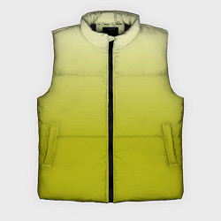 Мужской жилет Градиент лаймовый, цвет: 3D-черный