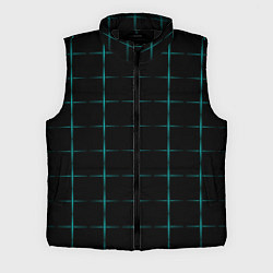 Мужской жилет Color black blue crosses, цвет: 3D-черный