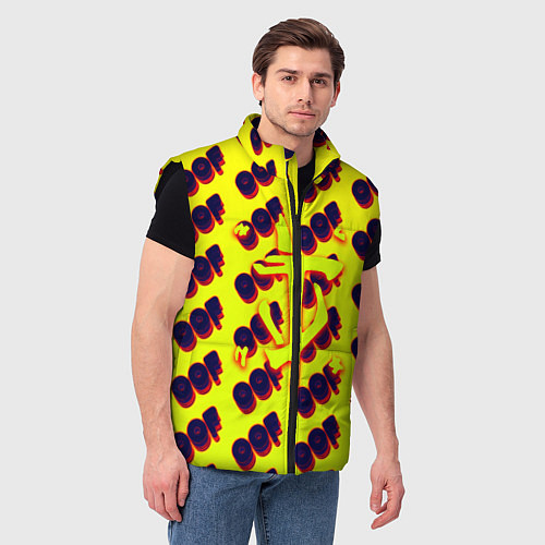 Мужской жилет Doom off / 3D-Черный – фото 3