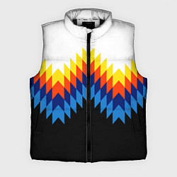 Мужской жилет Олдскульный паттерн, цвет: 3D-черный