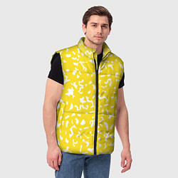 Мужской жилет Лимонный камуфляж, цвет: 3D-черный — фото 2