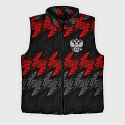 Мужской жилет Униформа России - красный, цвет: 3D-черный