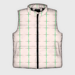 Мужской жилет Color white stripes, цвет: 3D-черный