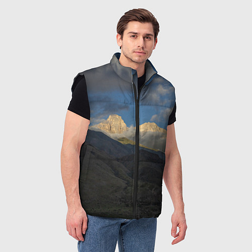 Мужской жилет Массив Метеген / 3D-Черный – фото 3