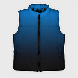 Мужской жилет Blue gradient, цвет: 3D-черный