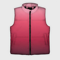 Мужской жилет Градиент гранатовый, цвет: 3D-черный
