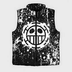 Мужской жилет Пираты сердца - лого, цвет: 3D-черный