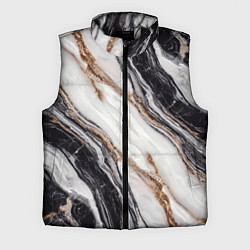Мужской жилет Текстура жемчужный мрамор, цвет: 3D-черный