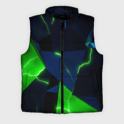 Мужской жилет Neon tile green, цвет: 3D-черный