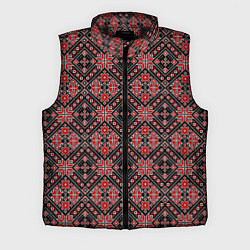 Мужской жилет Славянский стиль - орнамент, цвет: 3D-черный