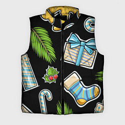 Мужской жилет Christmas soul, цвет: 3D-черный