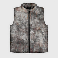 Мужской жилет Абстракция - gray stone, цвет: 3D-черный
