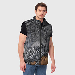 Мужской жилет Осенние шалости духов, цвет: 3D-черный — фото 2