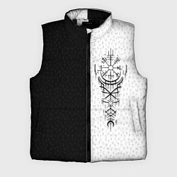 Мужской жилет Вегвизир и став бессмертия в рунах, цвет: 3D-черный