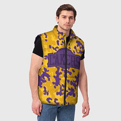 Мужской жилет NBA LA Lakers, цвет: 3D-черный — фото 2