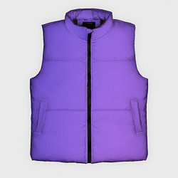 Мужской жилет Color purple gradient, цвет: 3D-черный