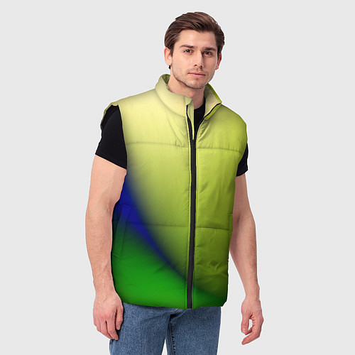 Мужской жилет The color is multicolored / 3D-Черный – фото 3