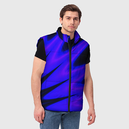 Мужской жилет Neon is multicolored / 3D-Черный – фото 3