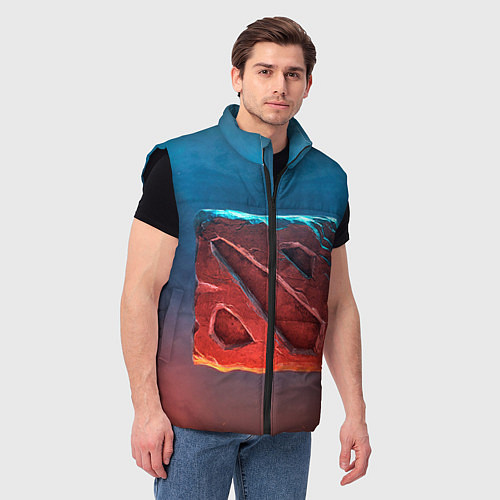 Мужской жилет Dota 2: Symbol / 3D-Черный – фото 3