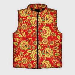 Мужской жилет Хохлома, цвет: 3D-черный