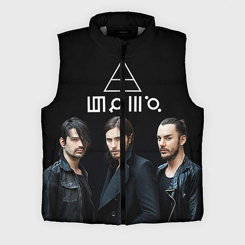 Мужской жилет 30 seconds to mars / 3D-Светло-серый – фото 1