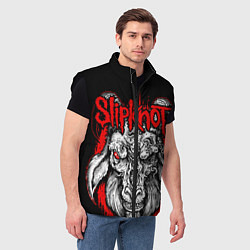 Мужской жилет Slipknot, цвет: 3D-черный — фото 2