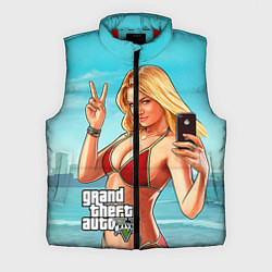 Мужской жилет GTA 5: Selfie Girl, цвет: 3D-красный