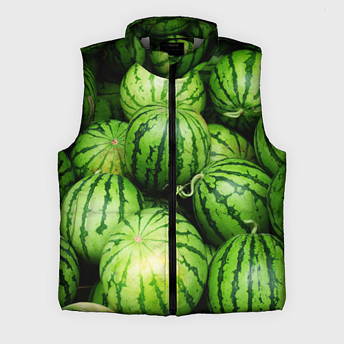 Мужской жилет Арбузы / 3D-Светло-серый – фото 1