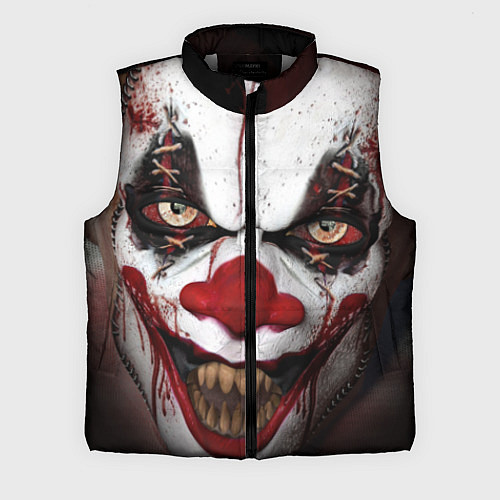 Мужской жилет Зомби клоун / 3D-Светло-серый – фото 1