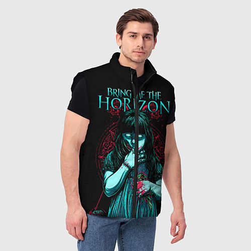 Мужской жилет BMTH: Zombie Girl / 3D-Черный – фото 3