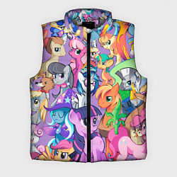 Мужской жилет My Little Pony, цвет: 3D-светло-серый