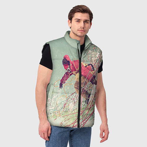 Мужской жилет Сноуборд / 3D-Черный – фото 3