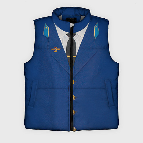 Мужской жилет Китель / 3D-Светло-серый – фото 1