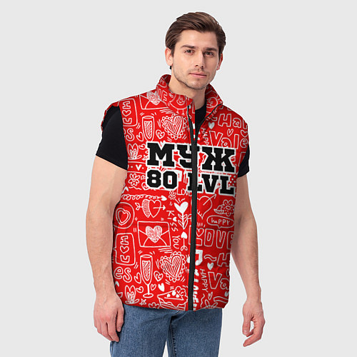 Мужской жилет Муж 80 LVL / 3D-Черный – фото 3