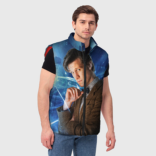 Мужской жилет 11th Doctor Who / 3D-Красный – фото 3