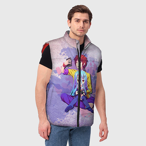 Мужской жилет No Game No Life / 3D-Красный – фото 3