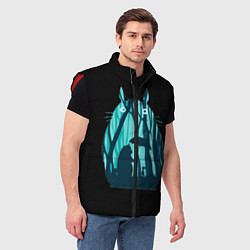 Мужской жилет Тоторо в лесу, цвет: 3D-красный — фото 2